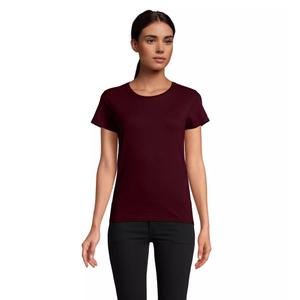 03579-146-t-shirt-ajuste-en-jersey-femme-sol-s-pioneer-bordeaux