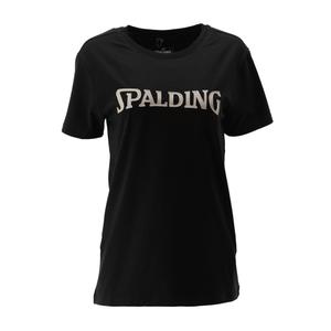 40232028-bl-be-t-shirt-femme-spalding-logo-black-beige