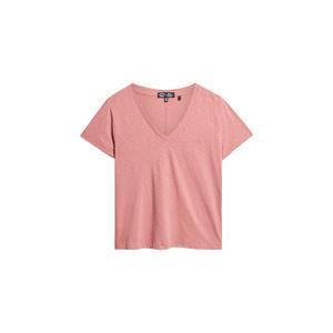 w1011181a-5ae-t-shirt-col-v-brode-et-flamme-femme-superdry-vieux-rose