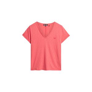 w1011181a-iju-t-shirt-col-v-brode-et-flamme-femme-superdry-corail-epice