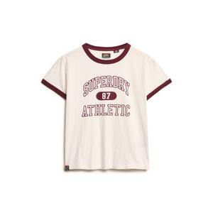 w1011513a-7bg-t-shirt-ajuste-femme-superdry-athletic-essentials-ringer-blanc-casse-flamme