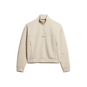 w2012069a-8pv-sweatshirt-decontractee-a-col-zippe-femme-superdry-sport-tech-beige-pelican