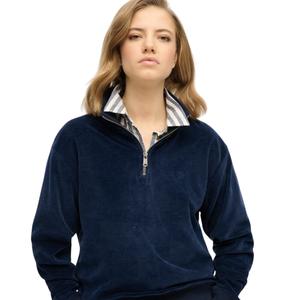 w2012370a-zrn-sweatshirt-en-velours-a-col-zippe-femme-superdry-bleu-marine-profond