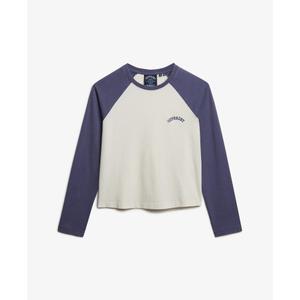 w6011805a-i5j-t-shirt-manches-longues-femme-superdry-essential-bleu-marine-blanc-casse-desert-bone
