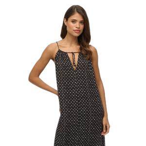 w8011954a-i9b-robe-longue-caraco-de-plage-femme-superdry-noir-a-pois-et-paquerettes