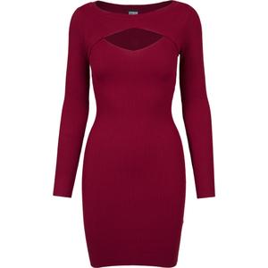 robe-femme-urban-classic-cut-out-bordeaux