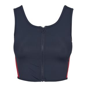 tb1895-01224-crop-top-femme-urban-classic-stripe-zip-bleu-marine-rouge-blanc