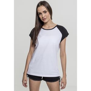 tb1913-01248-u-t-shirt-femme-grandes-tailles-urban-classic-contrat-raglan-blanc-noir