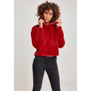 tb2348-00606-sweatshirt-a-capuche-femme-urban-classic-oversized-teddy-bordeaux