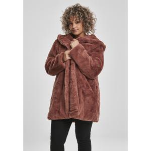 tb2375-00176-u-parka-femme-grandes-tailles-urban-classic-hooded-teddy-coat-rose-fonce