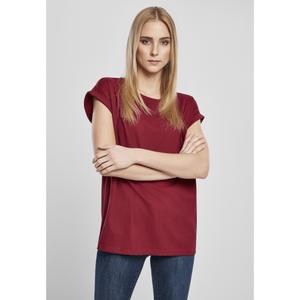 tb2983-00606-u-t-shirt-femme-urban-classics-organic-extended-shoulder-grandes-tailles-bordeaux