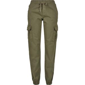 tb3626-02438-u-pantalon-femme-urban-classics-high-waist-cargo-jogging-grandes-tailles-vert-olive