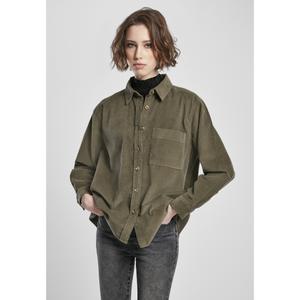 tb3755-00176-u-chemise-femme-urban-classics-corduroy-oversized-grandes-tailles-olive