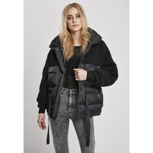 veste-femme-urban-classics-sherpa-mix-puffer-grandes-tailles-noir
