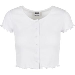 tb4103-00220-t-shirt-femme-urban-classics-cropped-button-up-rib-blanc