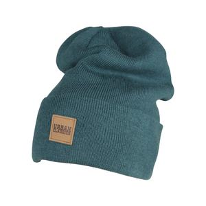 tb626-01149-bonnet-urban-classic-leatherpatch-long-bleu-canard-tu