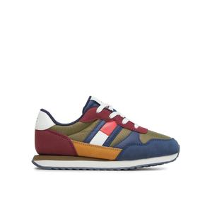 t3x9-33132-0316y913-baskets-flag-low-cut-lace-up-femme-tommy-hilfiger-flag-multicolor
