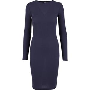 tb1340-00155-robe-moulante-femme-urban-classics-rib-bleu-marine