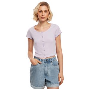 tb4103-00145-u-t-shirt-court-cotele-boutonne-femme-urban-classics-gt-violet-lavande