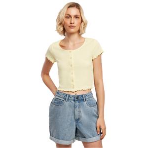 tb4103-03660-u-t-shirt-court-cotele-boutonne-femme-urban-classics-gt-jaune