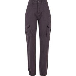 tb5454-07890-pantalon-cargo-en-coton-femme-urban-classics-twill-utility-dark-stone