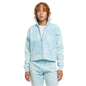 tb6031-04410-u-sweatshirt-oversize-zippe-court-a-capuche-femme-grandes-tailles-urban-classics-towel-washed-balticblue