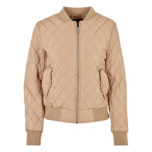 tb806-03738-u-doudoune-en-nylon-a-losanges-femme-urban-classics-gt-beige