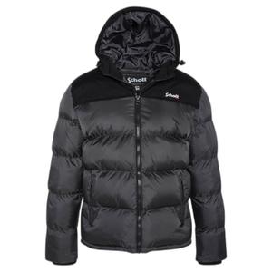 utah2-anthracite-doudoune-capuche-empiecements-broderie-femme-schott-anthracite