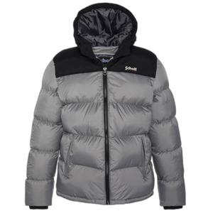 utah2-silver-doudoune-capuche-empiecements-broderie-femme-schott-silver