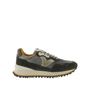 1157115-65-baskets-en-nylon-metallise-et-cuir-fendu-femme-victoria-viento-kaki