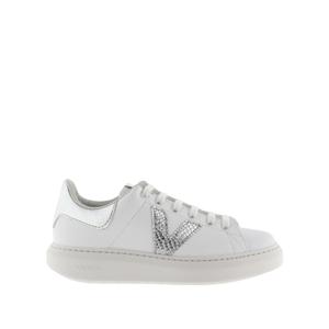 1263106-14-baskets-effet-cuir-et-metal-femme-victoria-milan-plata