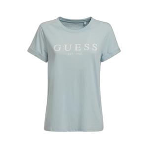 w0gi69r8g01-g7gg-t-shirt-a-manches-courtes-femme-guess-1981-roll-cuff-coronado-blue
